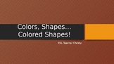 Colors and Shapes for Beginners