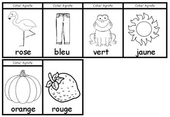 Colors and Shapes in French Flip books - Les Couleurs et Les Formes ...