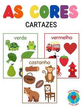 Preview of Colors in Portuguese - As Cores