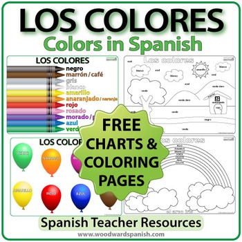 Preview of Colors in Spanish - Los Colores