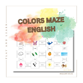 Colors maze - English