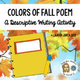 Colors of Fall Poem: A Descriptive Writing Activity