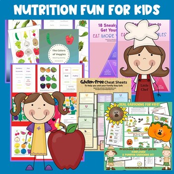 Preview of Food and Nutrition Fun for Kids Bundle