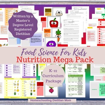 Preview of Food Science - Food Sorting, Colors of Food, Health Science & Nutrition