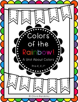 Preview of Colors of the Rainbow! Colors unit for Pre-K, Kindergarten, & 1st Grade