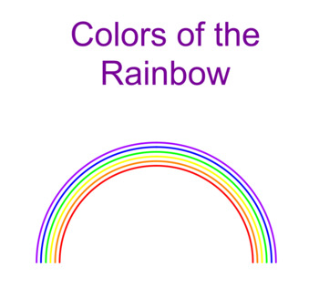 Preview of Colors of the Rainbow Promethean ActivInspire Flipchart