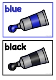 Colors on Paint Tubes | Picture Set/Flash Cards