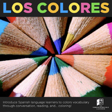 Los colores / Colors practice and reading in Spanish