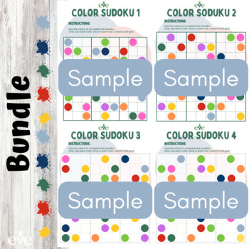 Preview of Coloruku Number Puzzle Bundle