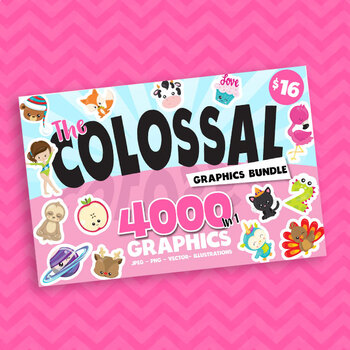 Preview of Colossal Clipart collection 4000 in 1 graphics, images, clip art