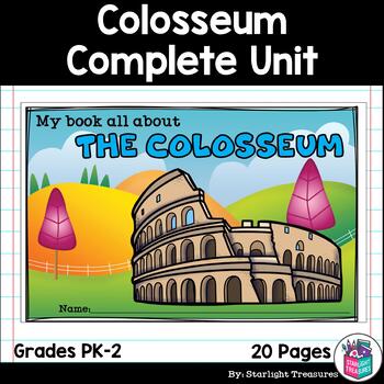 Preview of Colosseum Complete Unit for Early Learners - World Landmarks