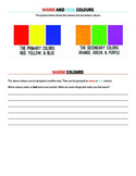 Colour Basics; teaching warm and cool colours