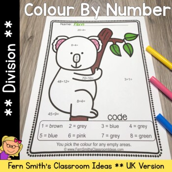 Preview of Colour By Number Division UK Version