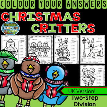 Preview of Christmas Colour By Number Two-Step Division UK Version