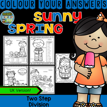 Preview of Colour By Numbers Sunny Spring Two-Step Division UK Version
