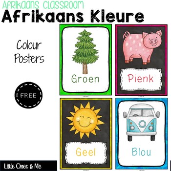 Preview of Colour / Color Posters Kleure Afrikaans