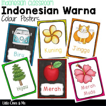 Preview of Colour / Color Posters Indonesian Warna