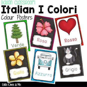Preview of Colour / Color Posters Italian I Colori
