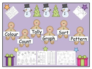 Preview of Colour, Count, Tally, Graph, Sort and Pattern (Canadian Version)