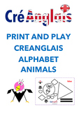 Colour, Cut Assemble Alphabet Animals by CreAnglais - orig