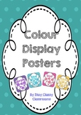 Color Display Posters - Including grey & gray
