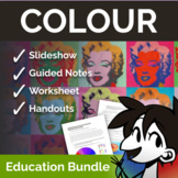 Color [Colour] - Elements of Art Bundle | Worksheet, Answe