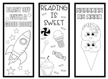 Colour In Bookmarks by Tender Hearted Teacher | TPT