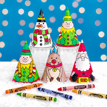 Download Christmas Craft Colour In Christmas Cones By Kate Hadfield Designs PSD Mockup Templates