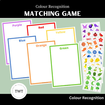 Preview of Colour Matching Activity - A Rainbow of Learning Fun