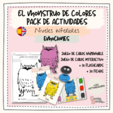 Colour Monster Activity Pack - Pack de actividades Monstru
