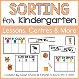 Sorting for Kindergarten: Lesson Plans & Hands-on Centres