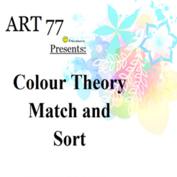 Preview of Colour Theory Match and Sort Game