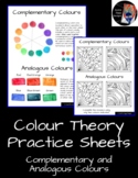 Colour Theory Practice Sheets- Complementary and Analogous