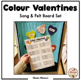 Colour Valentines {Song and Felt Board Set}