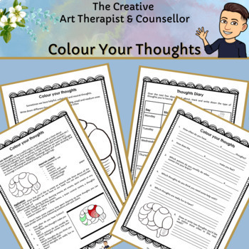 Preview of Colour Your Thoughts - Learn more about the Brain in Counselling
