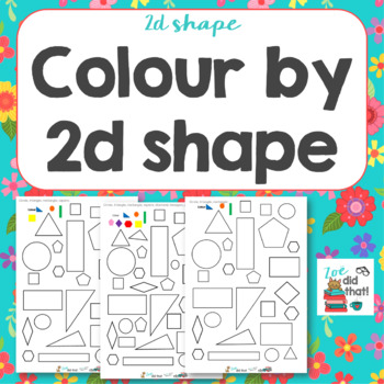 Preview of Color the 2d shape