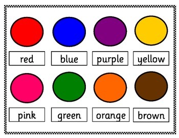 Colour name match board by IcklebellaTeachingStore | TpT