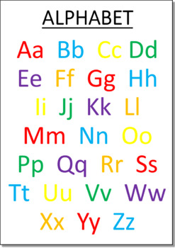 Colourful Alphabet Activity Pack by GeorgiMae Learning | TpT