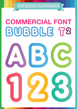 Preview of Bubble Font - Personal & Full Commercial Licence