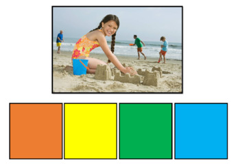 Preview of Colourful (Colorful) Semantics Level 4 (Sub-Ver-Obj-Where) Basic Set (20 photos)