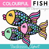 Colourful Fish Clipart commercial use