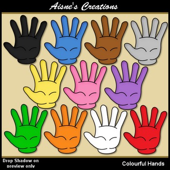 Colourful Hands by Aisne's Creations | TPT
