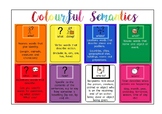 Colourful Semantics Displays (UK and USA versions)