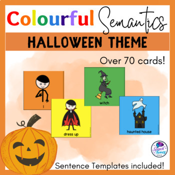 Preview of Colourful Semantics Halloween Theme
