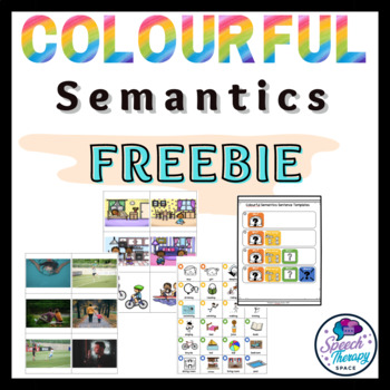 Preview of FREEBIE Colourful Semantics Handouts and Starter