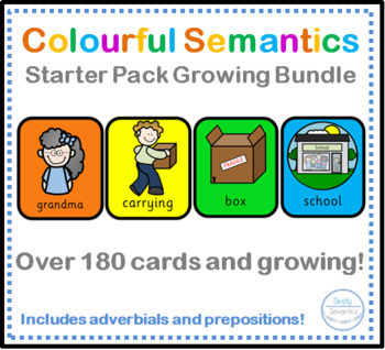 Preview of Colourful Semantics Starter Pack - updated!
