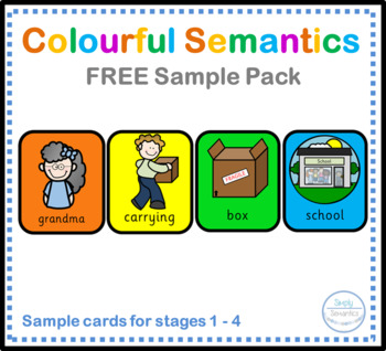 Preview of Colourful Semantics: Taster Pack