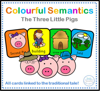 Preview of Colourful Semantics: The Three Little Pigs