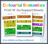 Colourful Semantics: print and go sheets | Distance Learning