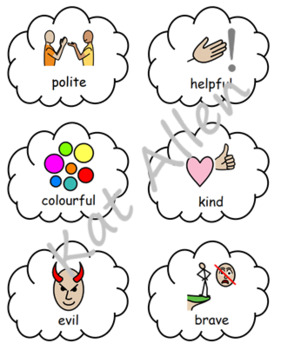 Preview of Colourful semantics Adjectives